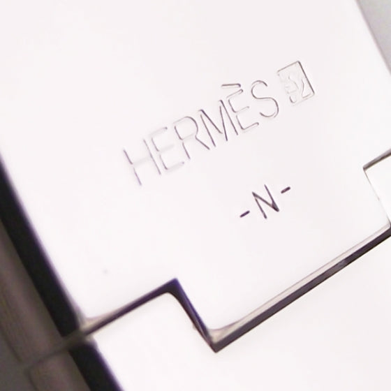 Hermes Clic-Clac H Wide Bracelet Silver / Palladium Moka 4 of 5