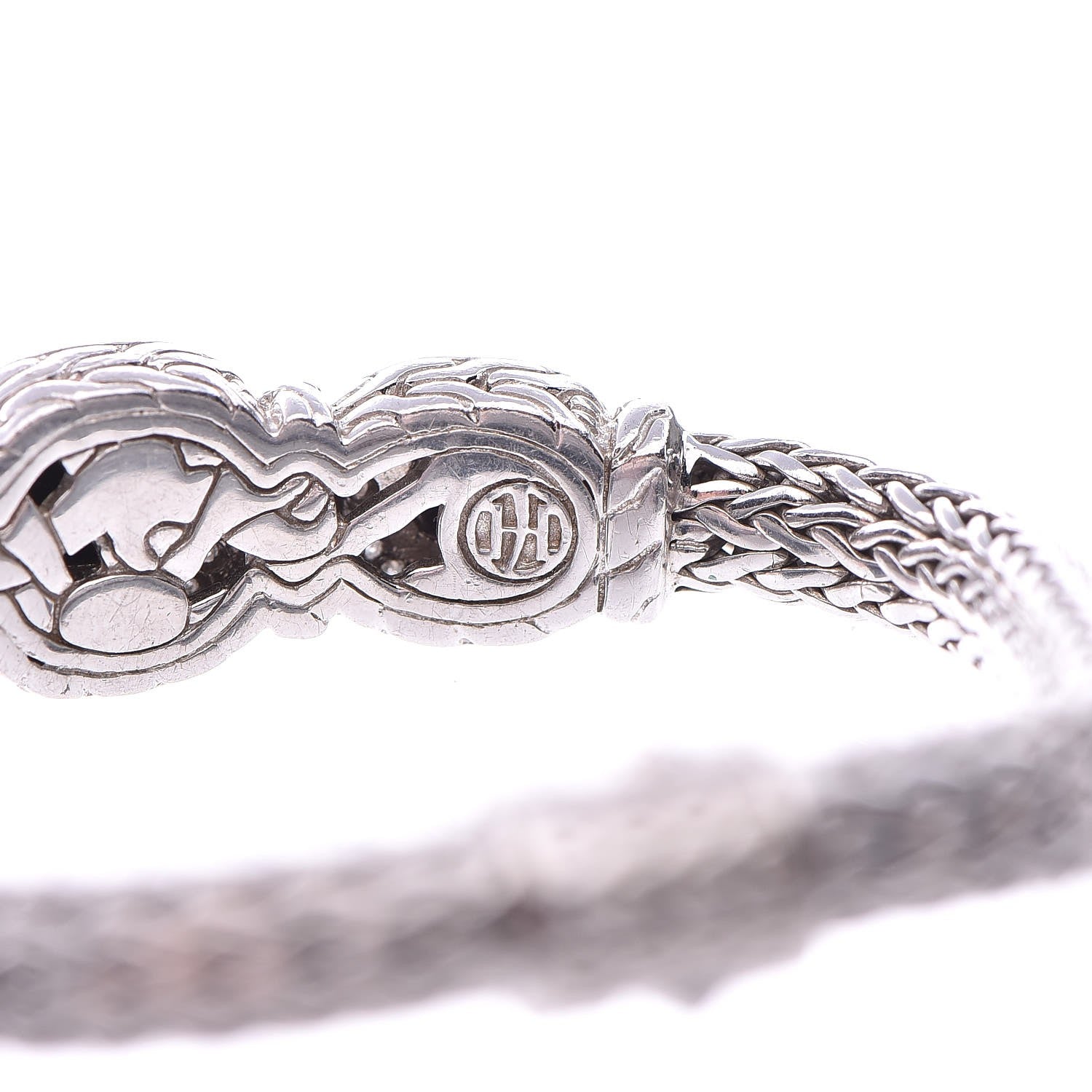 John Hardy Sterling Silver Diamond Black Onyx Batu Sari Bracelet 4 of 6