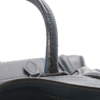 Celine Drummed Calfskin Nano Luggage Orage 13 of 19