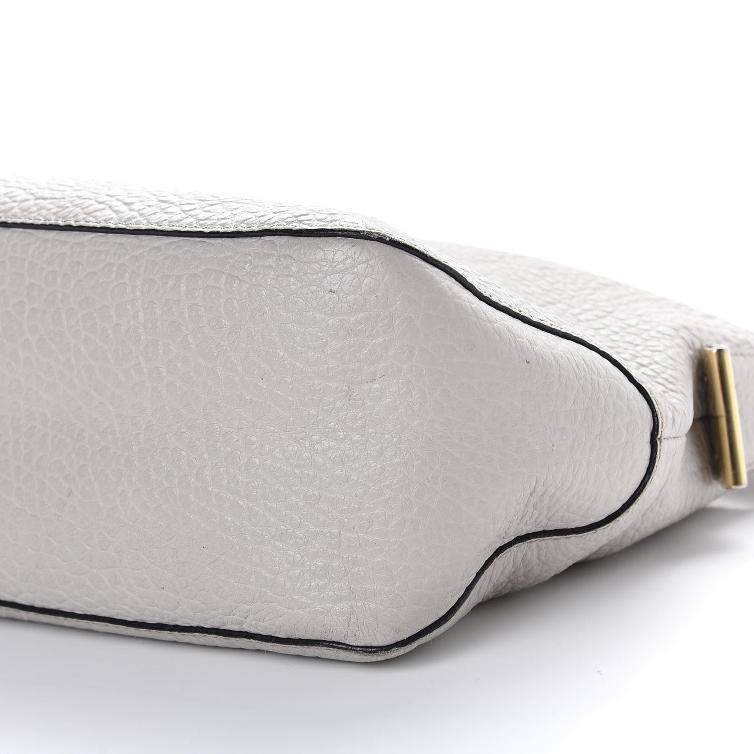 Burberry Signature Grain Calfskin Medium Hobo Pale Grey 10 of 13