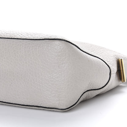 Burberry Signature Grain Calfskin Medium Hobo Pale Grey 10 of 13