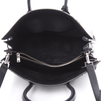 Saint Laurent Grained Calfskin Small Supple Sac De Jour Black 5 of 16