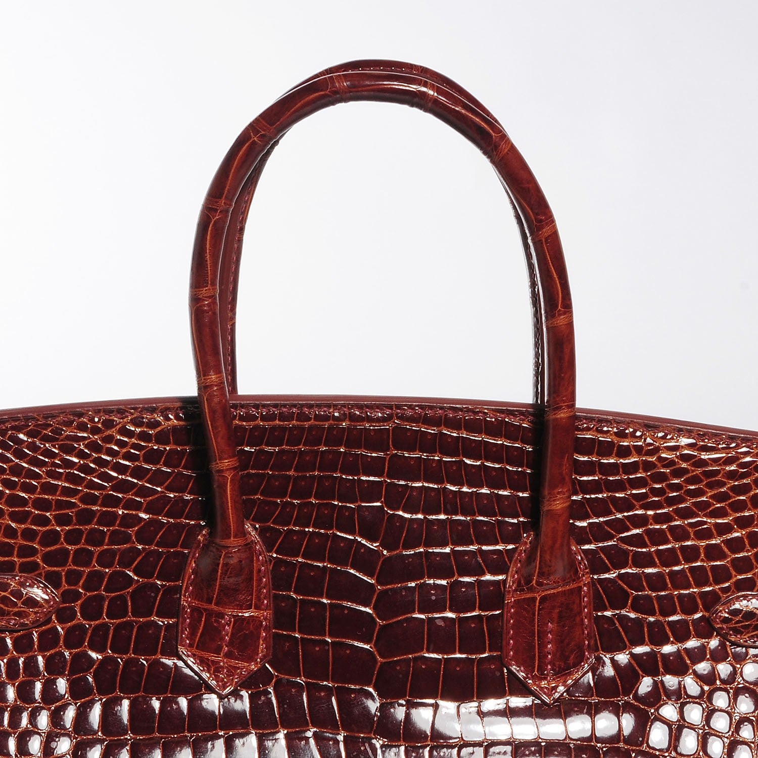 Hermes Shiny Porosus Crocodile Birkin 35 Miel 27 of 29