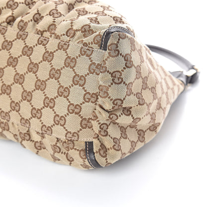 Gucci Monogram Large D Gold Hobo Dark Brown 9 of 9