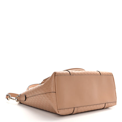 Gucci Soft Microguccissima Small Zippered Satchel Camelia 4 of 11