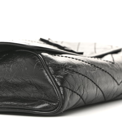 Saint Laurent Crinkled Calfskin Matelasse Monogram Niki Body Bag Black 9 of 12