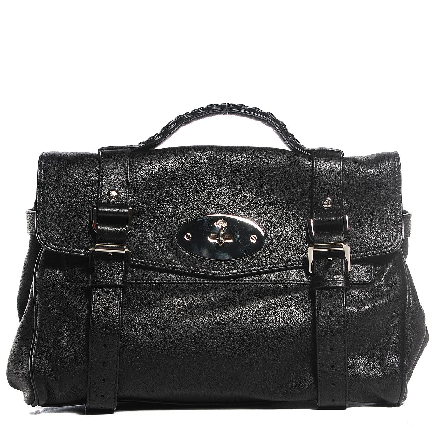 Mulberry Polished Buffalo Medium Alexa Black 1 of 12