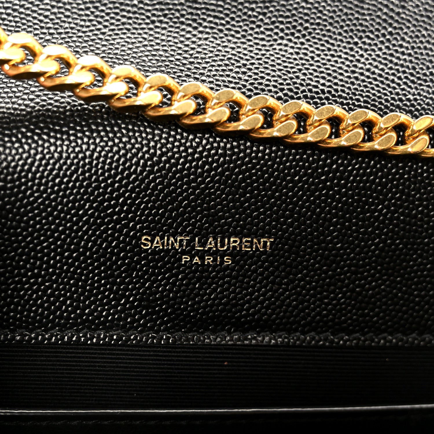 Saint Laurent Grain De Poudre Small Monogram Kate Satchel Black 6 of 12