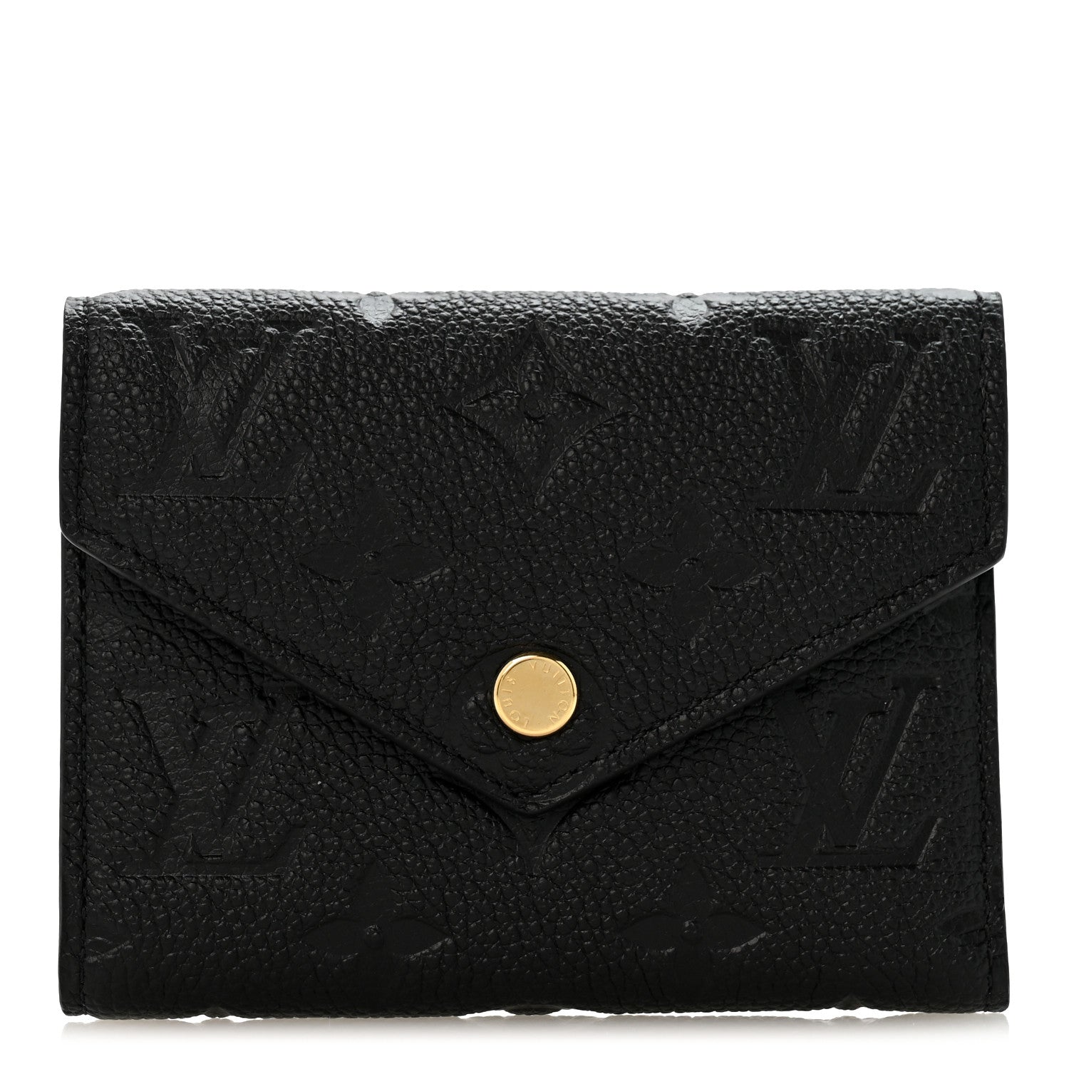 Louis Vuitton Empreinte Victorine Wallet Black 1 of 9
