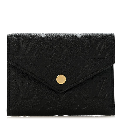 Louis Vuitton Empreinte Victorine Wallet Black 1 of 9