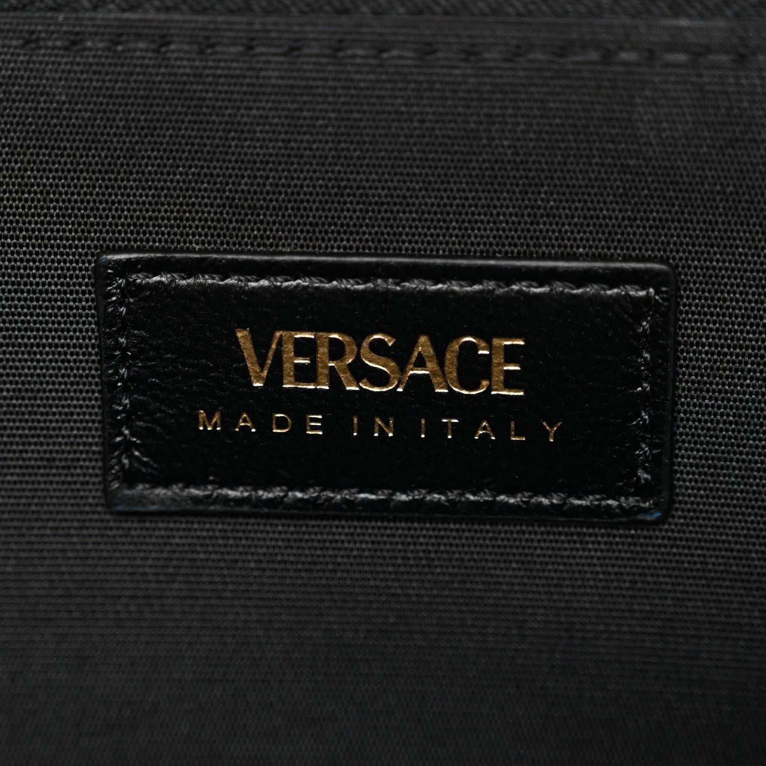 Versace Patent Medusa Clutch With Chain Black 6 of 10