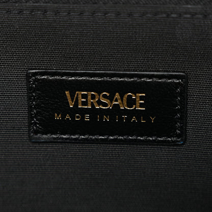Versace Patent Medusa Clutch With Chain Black 6 of 10