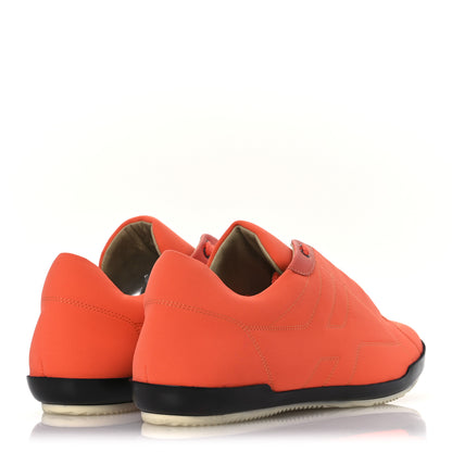 Hermes Neoprene Impulse Sneakers 41 Orange 5 of 11