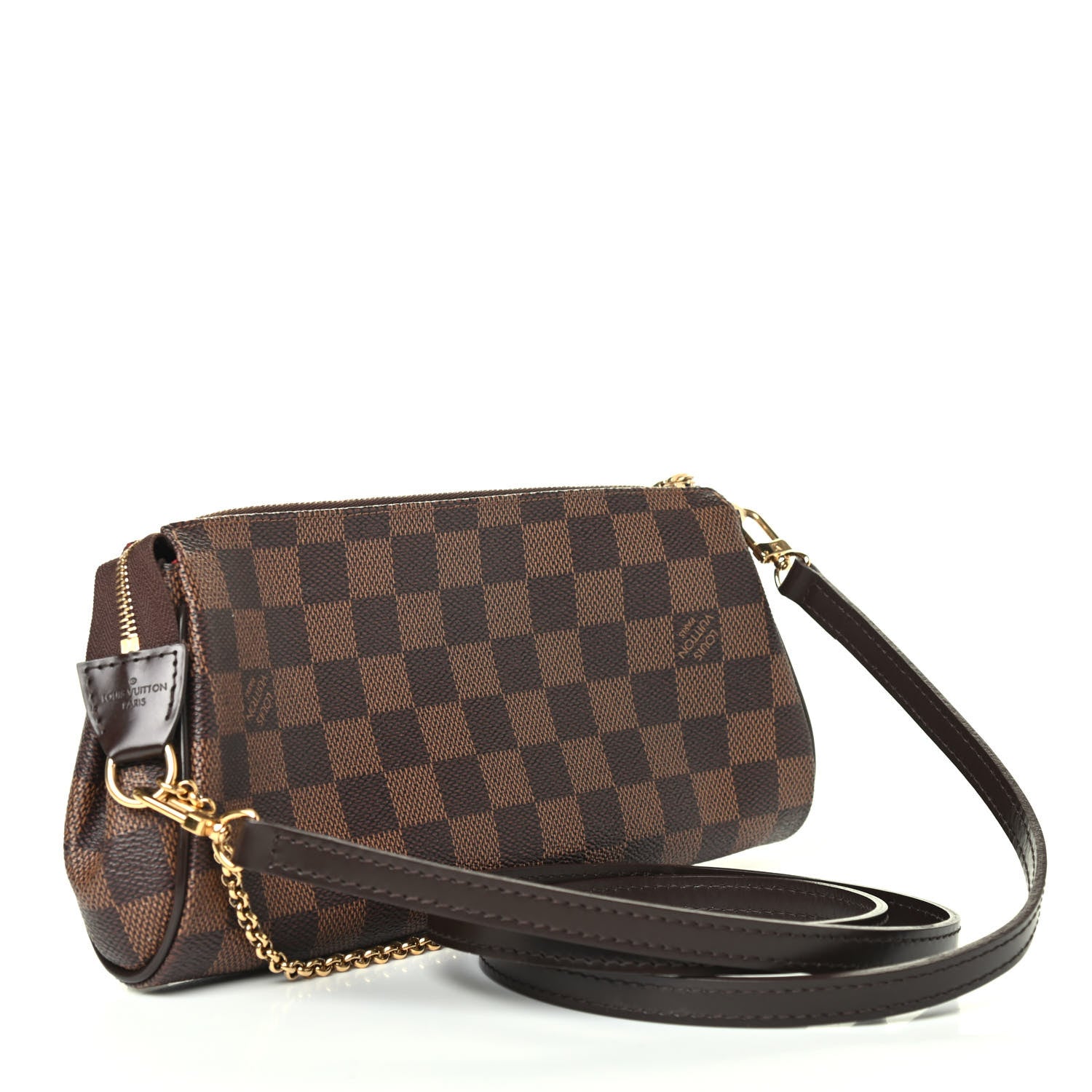 Louis Vuitton Damier Ebene Eva Clutch 2 of 4