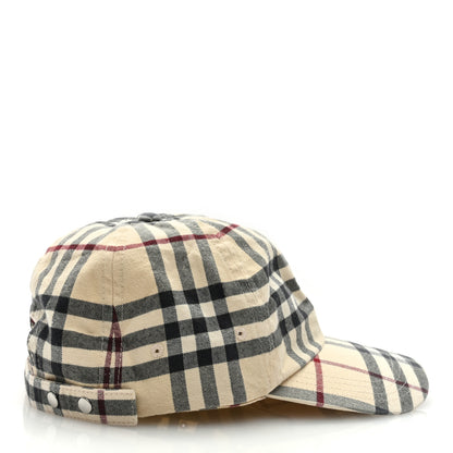 Burberry Cotton Archive Check Baseball Cap L Stone 5 of 7