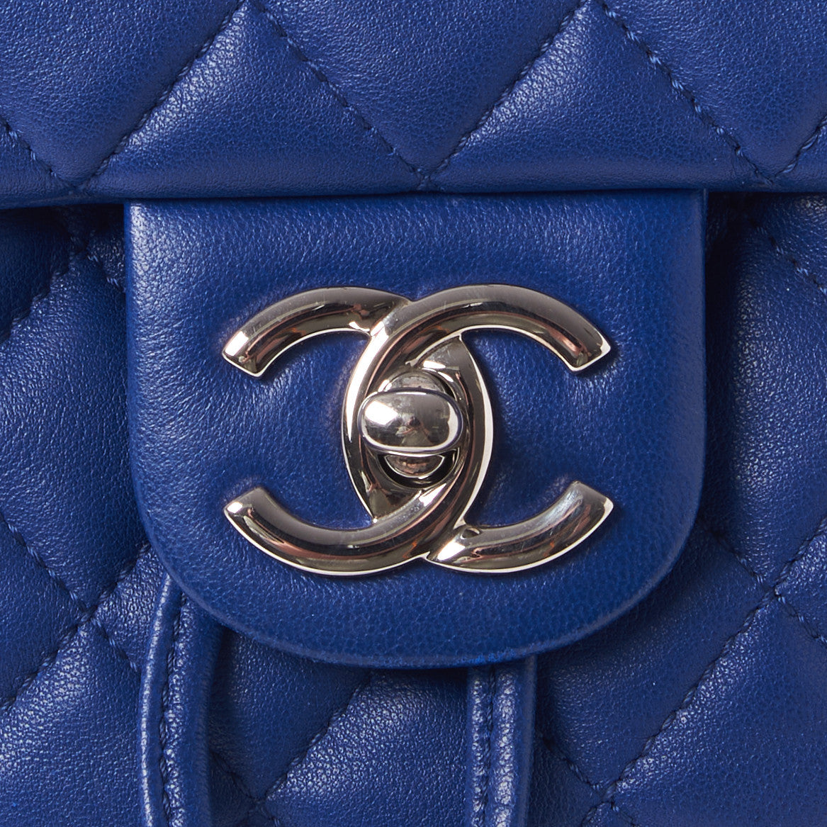Chanel Lambskin Quilted Small Urban Spirit Backpack Blue 8 of 10