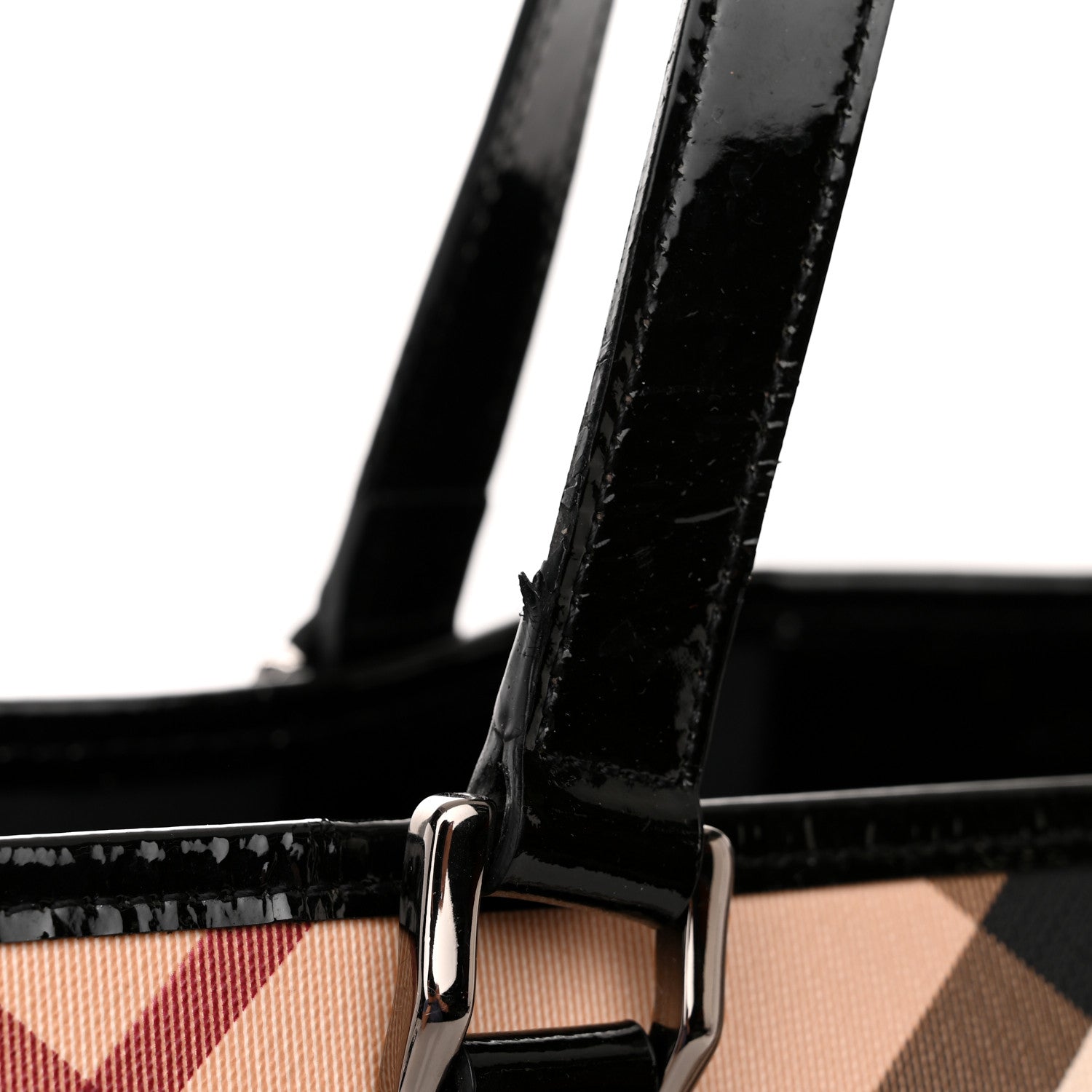 Burberry Supernova Check Large Nickie Tote Black 14 of 14