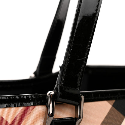 Burberry Supernova Check Large Nickie Tote Black 14 of 14