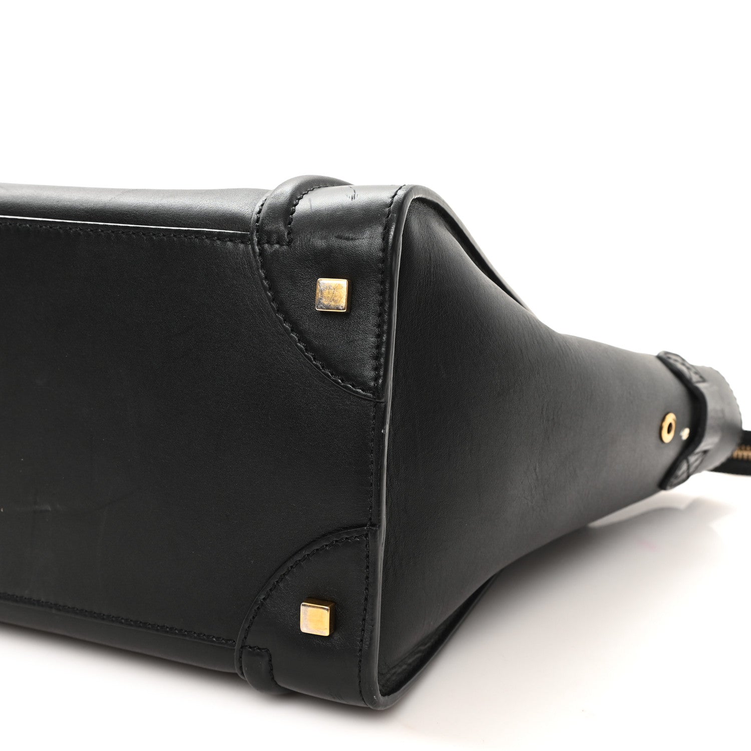 Celine Smooth Calfskin Mini Luggage Black 1847839 – FASHIONPHILE