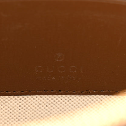 Gucci GG Supreme Monogram Azalea Calfskin Small Retro Interlocking G Wristlet Messenger Bag Beige Ebony Brown Sugar 6 of 14