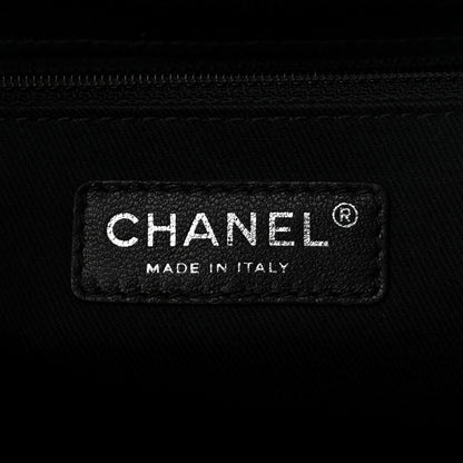 Chanel Quilted Grand Shopping Tote GST Black 16 of 21