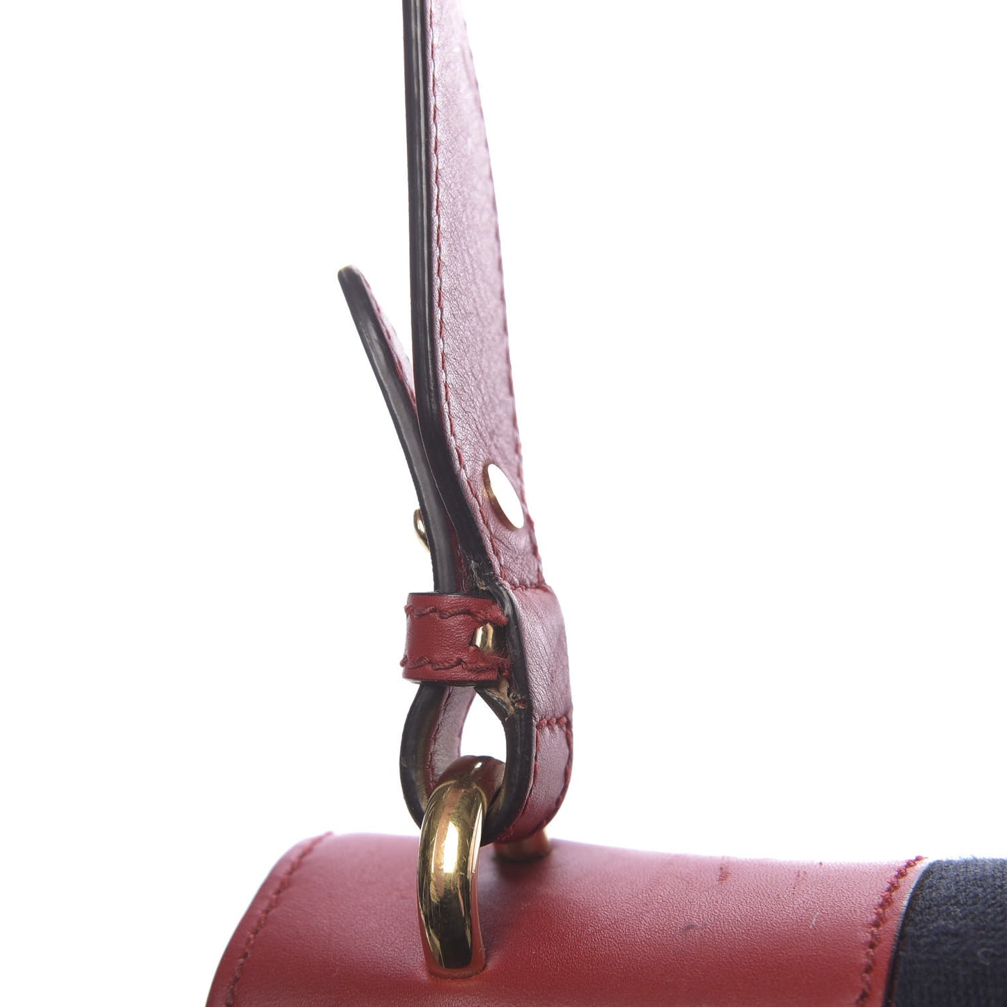 Calfskin Small Sylvie Shoulder Bag Hibiscus Red