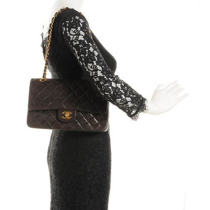 Chanel Lambskin Quilted Medium Double Flap Black 4 of 8