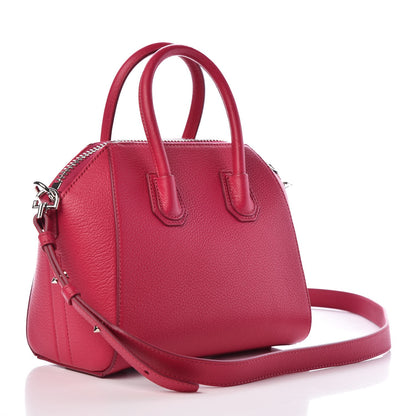 Givenchy Sugar Goatskin Mini Antigona Fushia 4 of 9