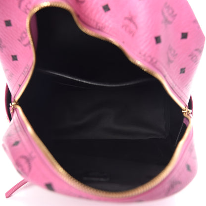 MCM Visetos Medium Side Studs Stark Backpack Pink 5 of 13