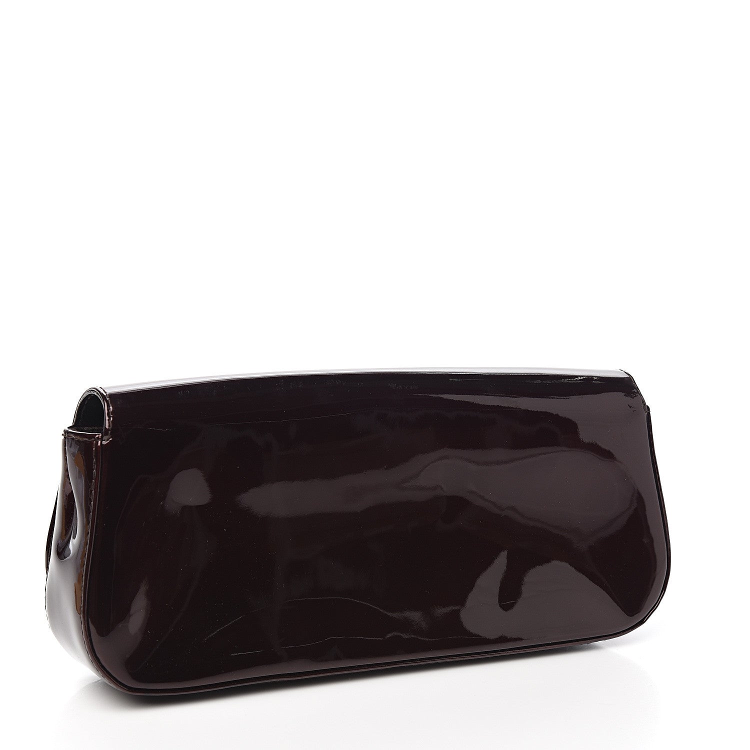 Louis Vuitton Patent Sobe Clutch Amarante 2 of 5