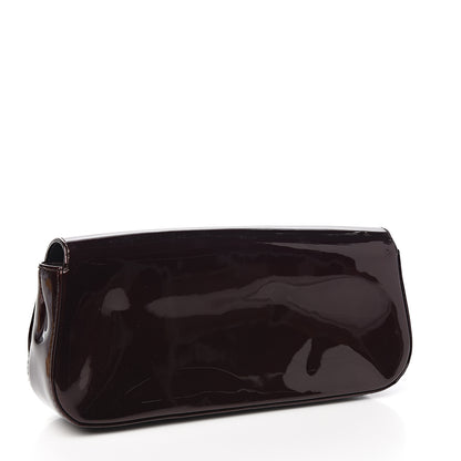 Louis Vuitton Patent Sobe Clutch Amarante 2 of 5