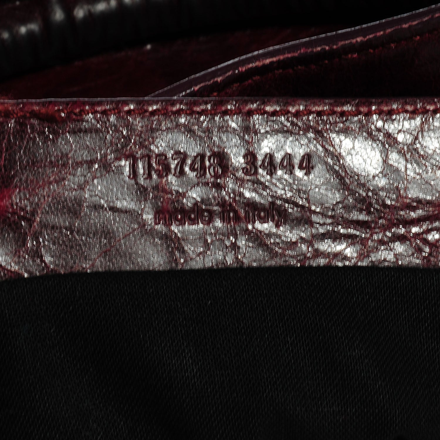 Balenciaga Chevre City Bordeaux 11 of 12