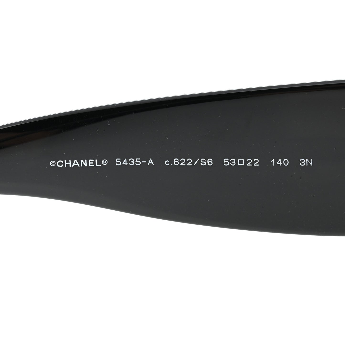 Acetate Rectangle Sunglasses 5435 Black