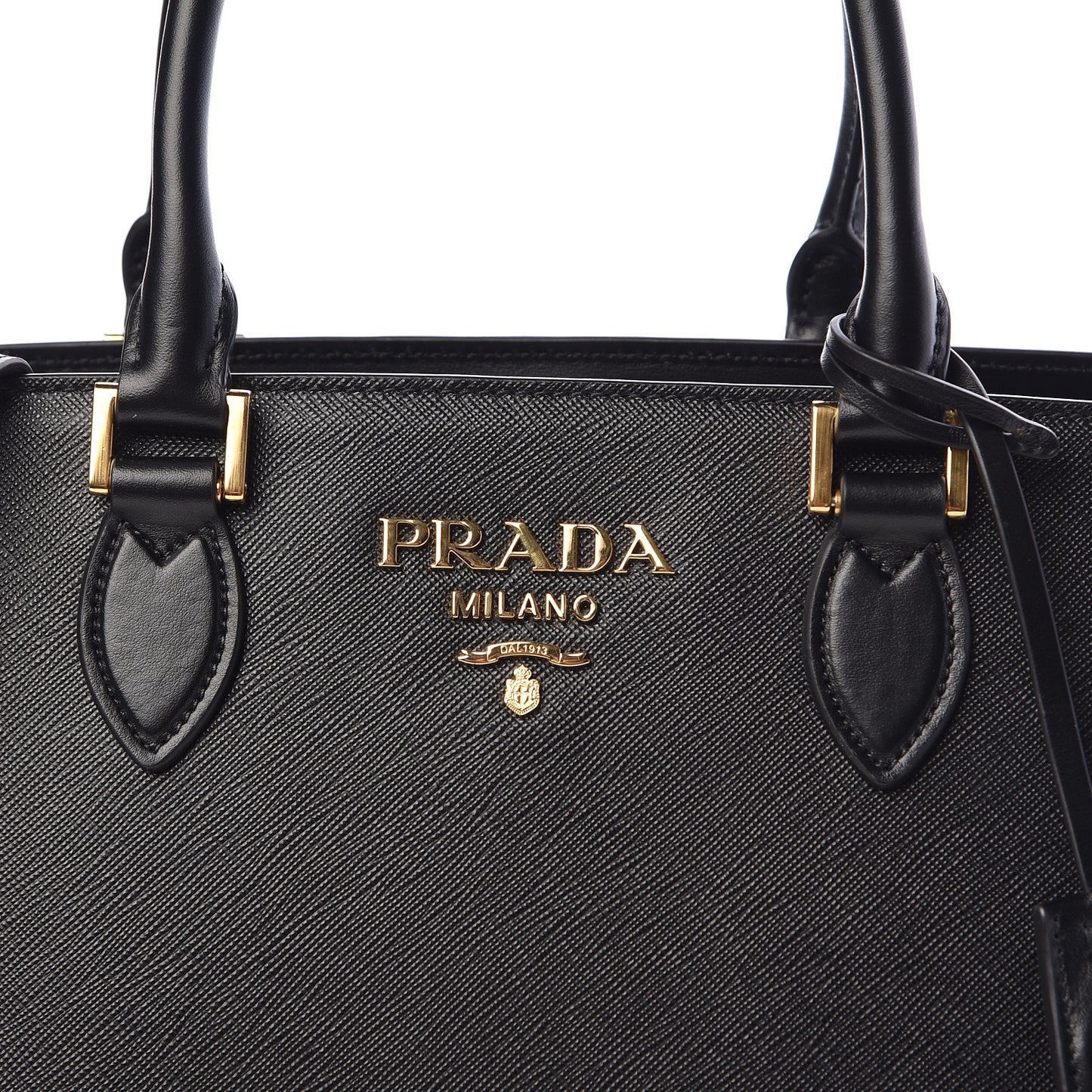 Saffiano Soft Calfskin Tote Black