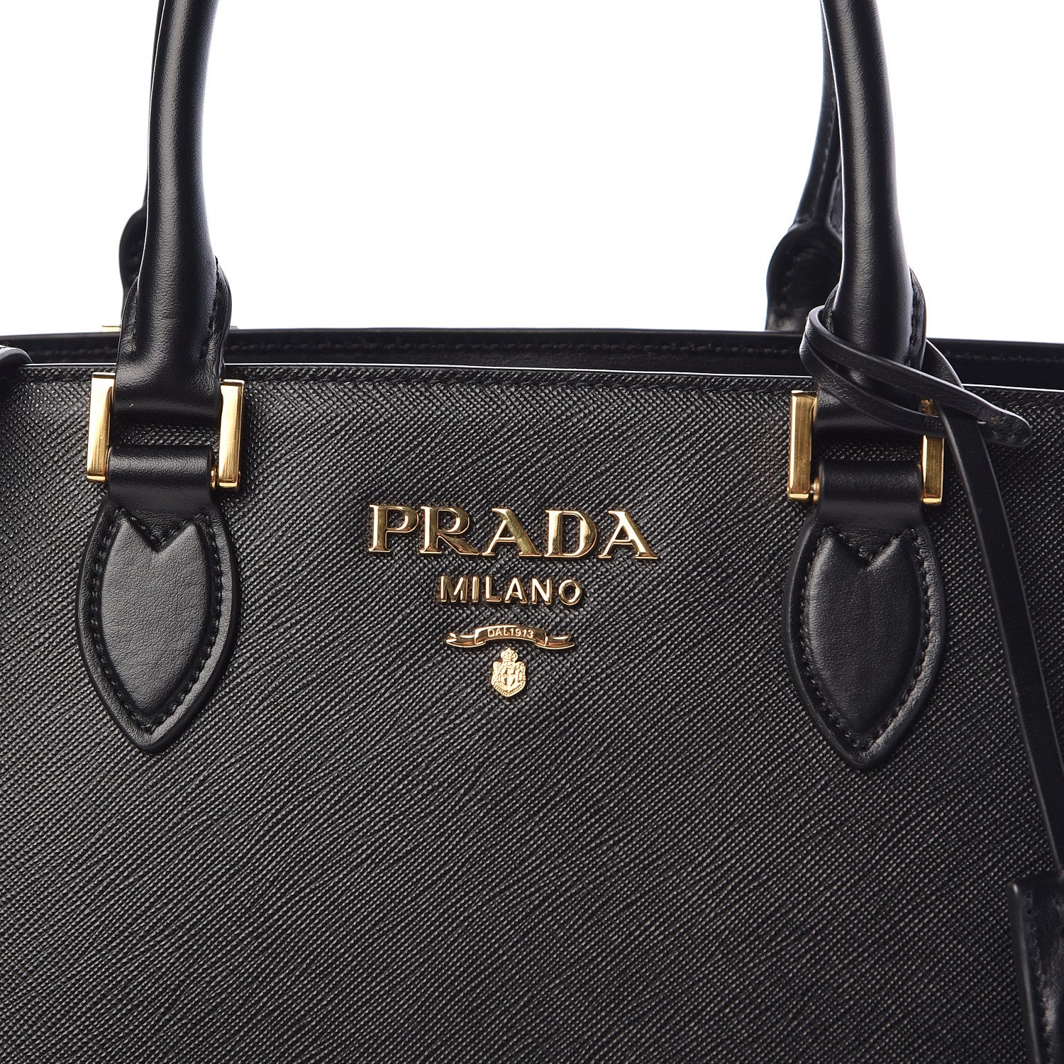 Prada Saffiano Soft Calfskin Tote Black 8 of 10