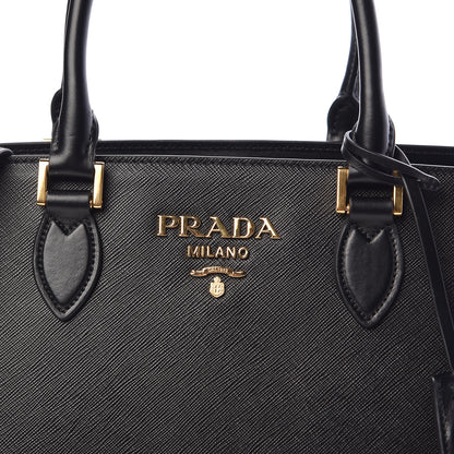 Prada Saffiano Soft Calfskin Tote Black 8 of 10