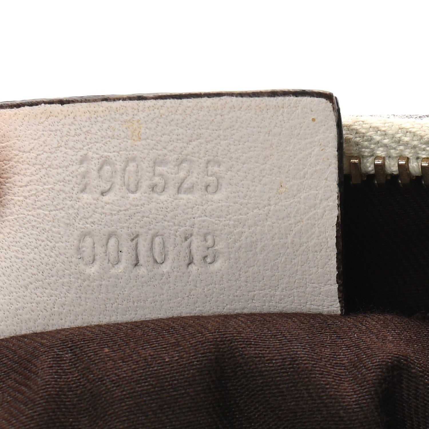 Gucci Monogram Medium D Gold Ring Hobo White 7 of 9