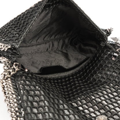 Stella McCartney Net Patent Falabella Clutch Black 5 of 8