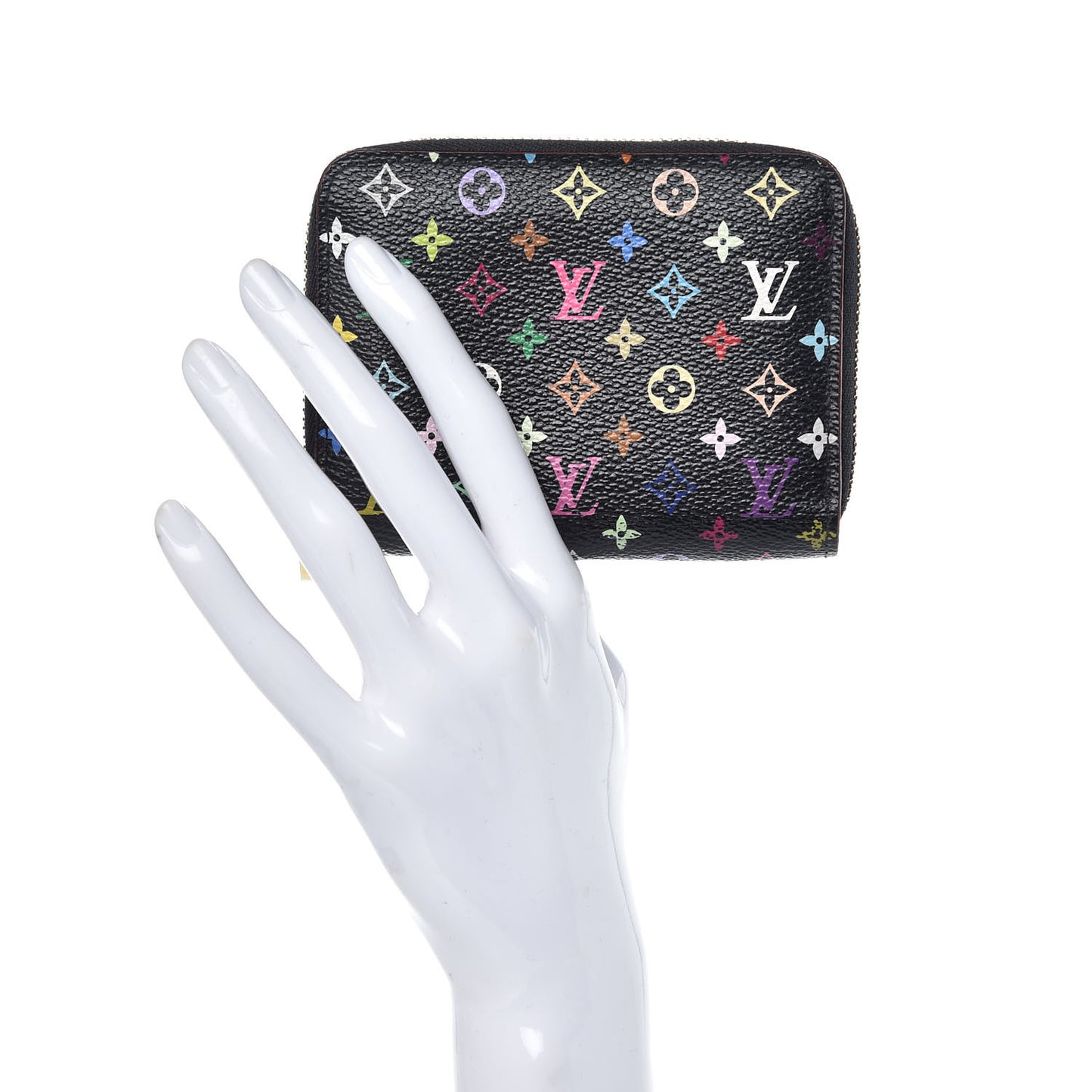 Monogram Multicolor Zippy Coin Purse Black Grenade