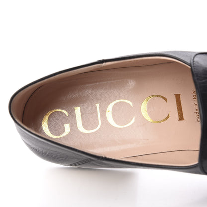 Gucci Goatskin Crystal Womens Horsebit Loafers 40 Black 6 of 10