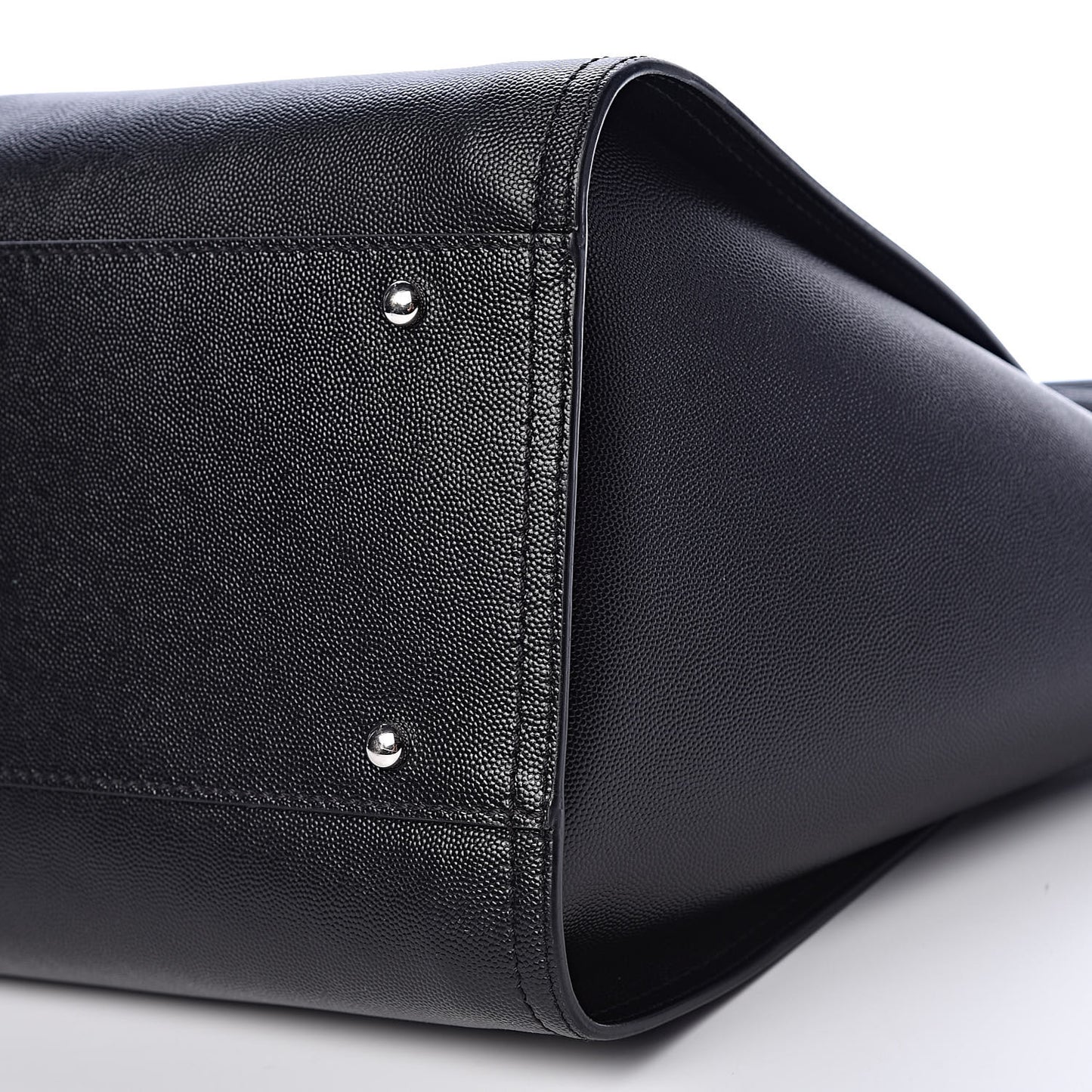 Caviar Medium Studded Deauville Tote Black