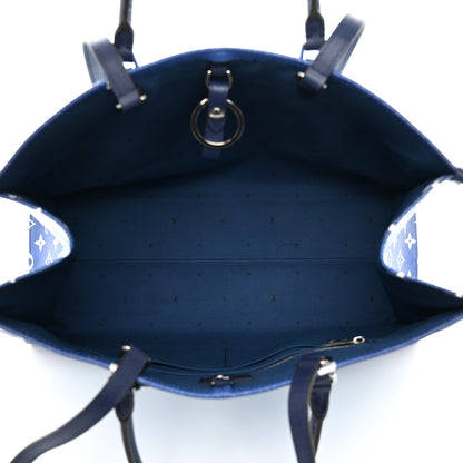 Louis Vuitton Monogram Escale Onthego GM Blue 5 of 11