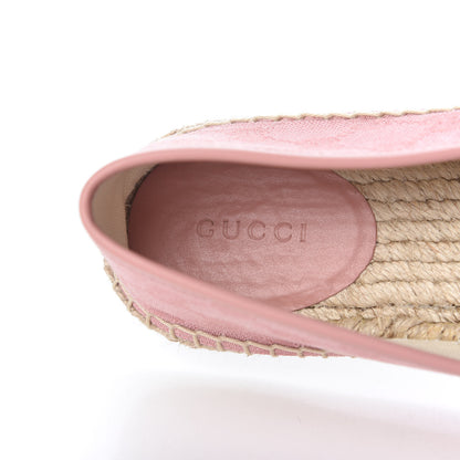 Gucci Monogram Espadrilles 38 Soft Pink 6 of 8