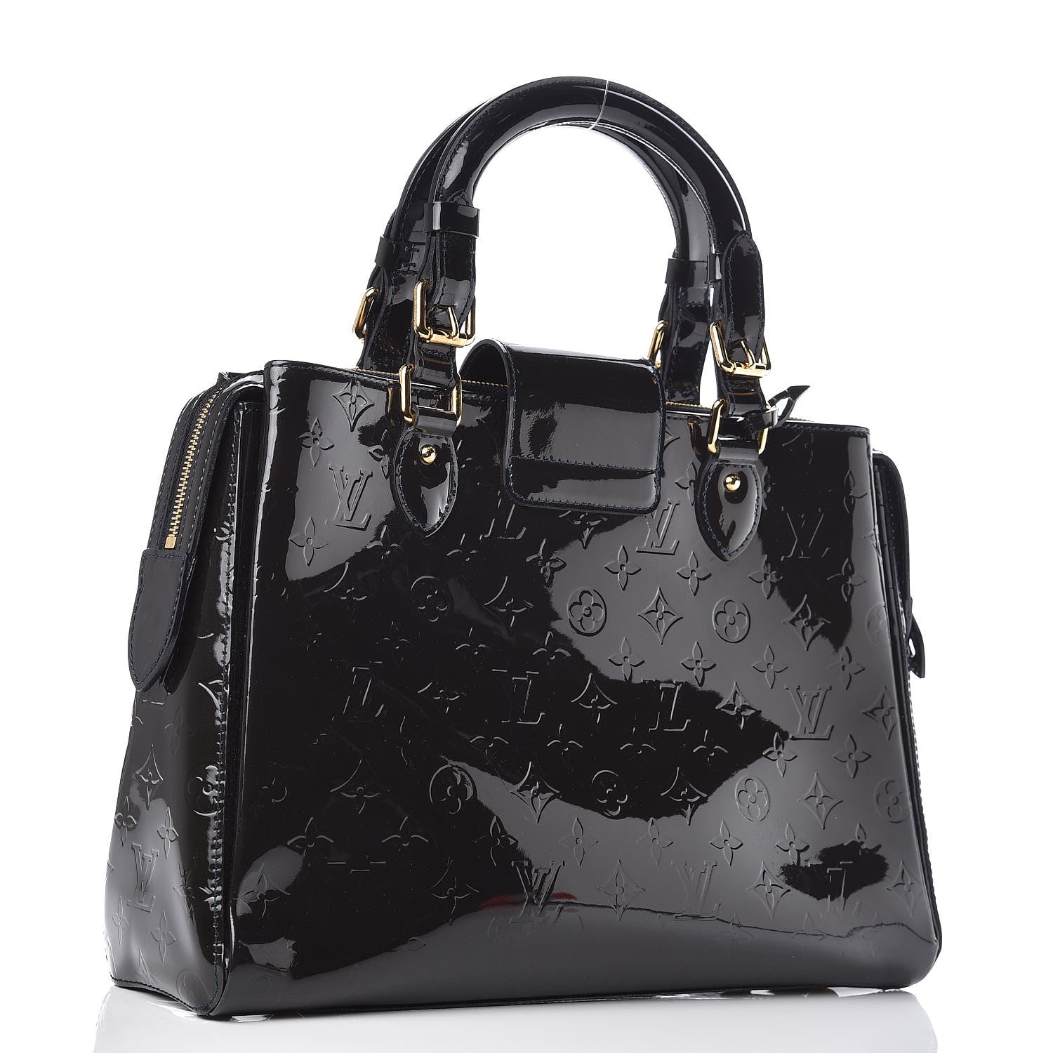 Louis Vuitton Vernis Melrose Avenue Blue Infini 3 of 8