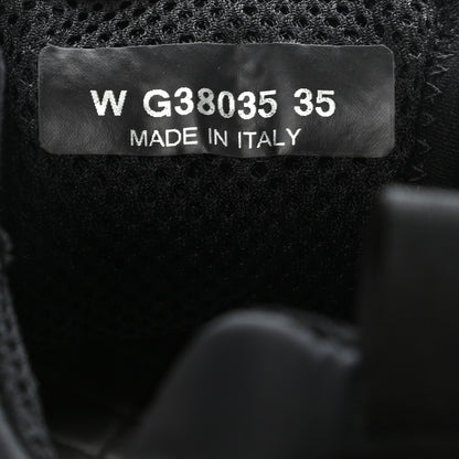 Chanel Nylon Suede Calfskin CC Sneakers 35 Black 7 of 11