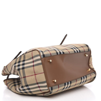 Burberry Horseferry Check Small Canterbury Tote Honey 4 of 10