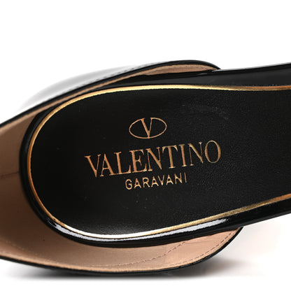 Valentino Garavani Patent Tan-Go 50/120mm Platform Pumps 40 Black 8 of 10