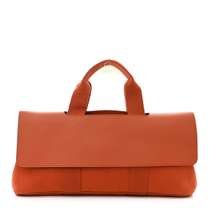 Hermes Chevron Herringbone Swift Long Valparaiso PM Potiron 3 of 12
