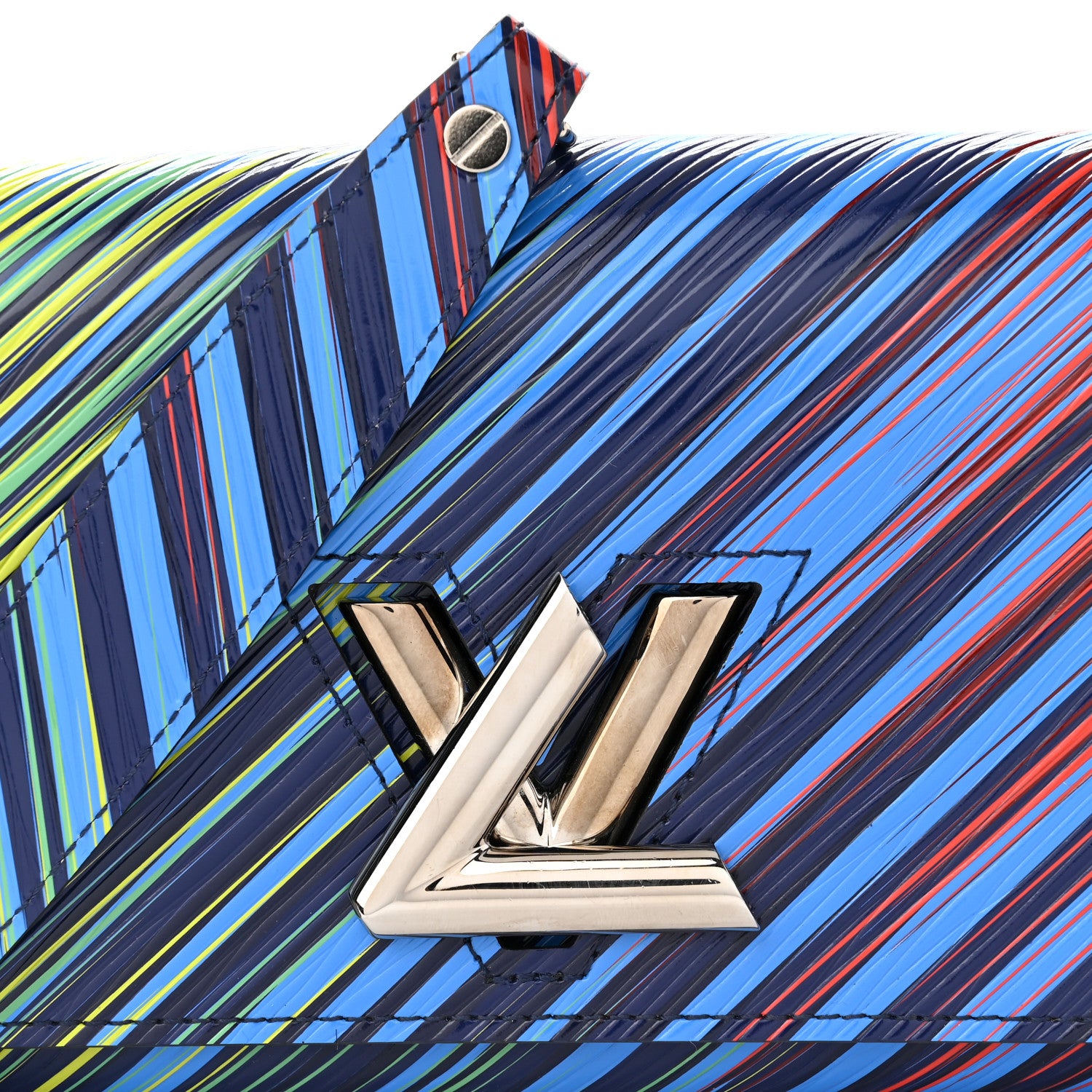 Louis Vuitton Epi Tropical Printed Twist Chain Wallet Vert Rouge 8 of 10