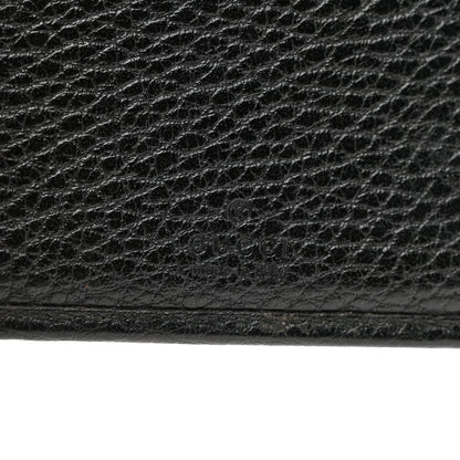 Gucci Pebbled Calfskin GG Marmont Card Case Black 7 of 7